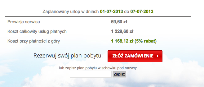 Wybierając przycisk Złóż zamówienie przechodzimy do Kroku 3, czyli musimy podać swoje dane konieczne