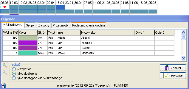 Wykrywanie konfliktów - wyszukiwanie