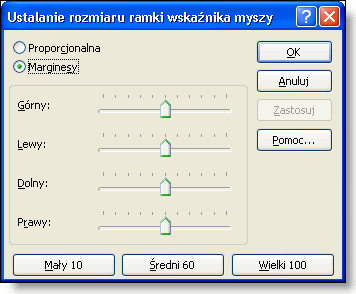 Struktura Menu programu Lunar 121 Śledź okna Jeżeli to pole wyboru jest zaznaczone, ekran przeskoczy do każdego nowo utworzonego lub uaktywnionego okna.