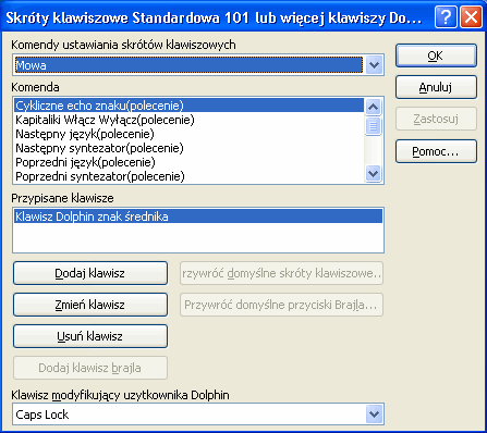 Struktura Menu programu Lunar 133 6.3.1 Skróty klawiszowe Menu Konfiguracja > Skróty klawiszowe Rozmaite aplikacje Windows korzystają z różnych skrótów klawiszowych.