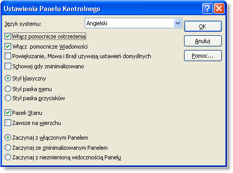 138 Struktura Menu programu Lunar Ustawienia zalecane przez Dolphin Wciśnięcie przycisku Ustawienia zalecane przez Dolphin włączy wszystkie opcje dostępne na liście kategorii.