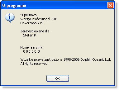 Struktura Menu programu Lunar 155 6.5 Pomoc Menu Pomoc 6.5.1 Tematy pomocy Menu Pomoc > Tematy pomocy Dzięki temu otwiera się pomoc Lunar. 6.5.2 O programie Menu Pomoc > O programie Dzięki temu otwiera się okno dialogowe z szczegółowymi informacjami na temat Lunar, użytkownika oraz numeru seryjnego Lunar.