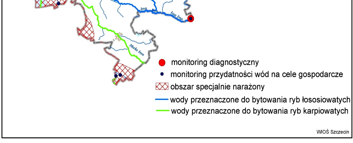powierzchniowych, które są lub mogą być wykorzystywane do zaopatrzenia ludności w wodę do spoŝycia, ocenę zanieczyszczenia wód związkami azotu ze źródeł rolniczych oraz stopnia eutrofizacji wód