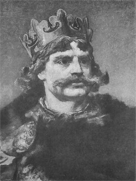 Syn Mieszka Bolesław Chrobry kontynuował dzieło ojca. Miał on duŝe osiągnięcia polityczne. Ze swoimi wojami dotarł aŝ do Kijowa i - według podania - wyszczerbił miecz uderzając nim w bramę miasta.