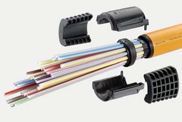 speed pipe bundle SRV Wiązka mikrorur cienkościennych typu SRV 50 / 8 x10 umożliwia efektywne wykorzystanie przestrzeni kanalizacji kablowej.