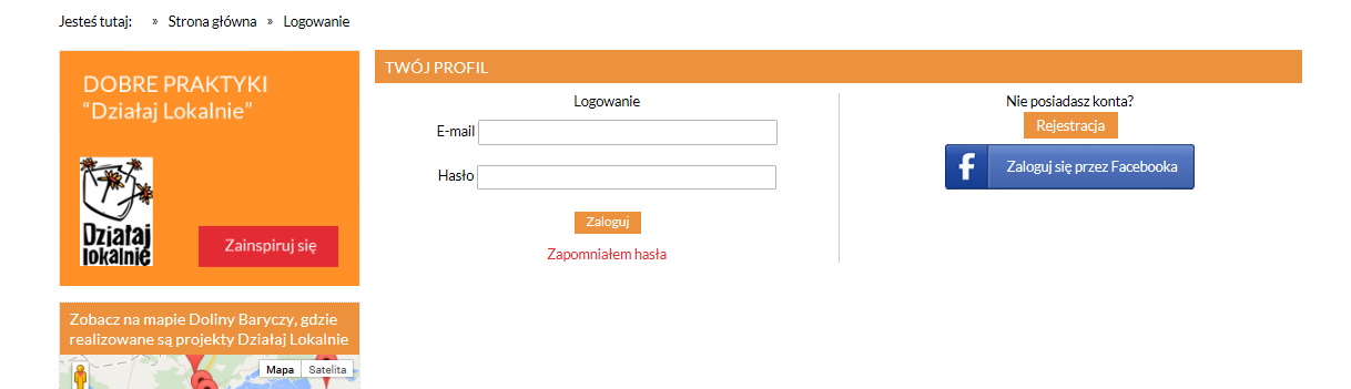 adresu e-mail oraz zminany hasła, klikając zmień dane lub zmień hasło. Co jeśłi nie pamiętasz hasła?