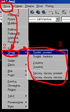 Lekcja 4 -- Trochę obłości W ostatniej lekcji zaczęliśmy poznawanie paska narzędzi rysunkowych, omówiliśmy też możliwości oglądania rysunków.