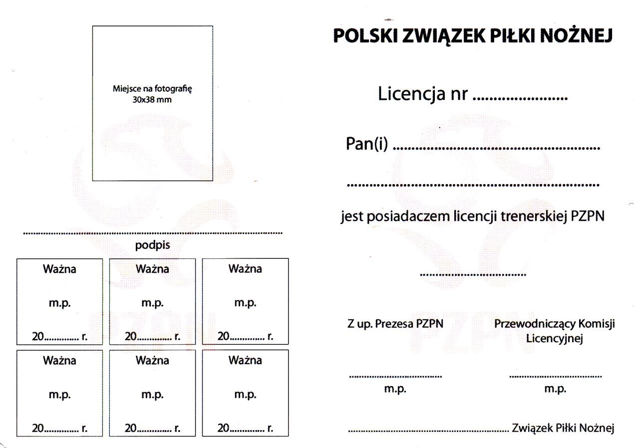 Załącznik 4: Licencji trenerskie UEFA B, UEFA C, PZPN A, PZPN B wytyczne dot. uprawnień i procedury ich przyznawania i przedłużania okresu ważności licencji.