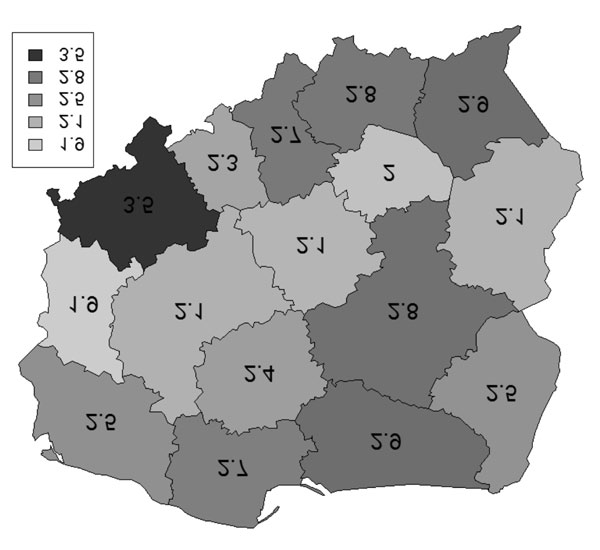 W szkoleniach SPO RZL nieco częściej brały udział kobiety niż mężczyźni.