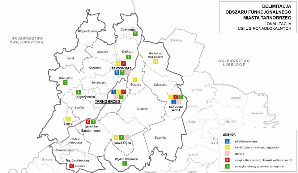 Leszczyckiego w ramach prac nad aktualizacją i uzupełnieniem Strategii Rozwoju Województwa Podkarpackiego 2007-2020 Rysunek 8 Funkcja