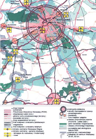 nienia powiàzaƒ drogowych z rejonem Zalewu Zagrzyƒskiego (transport patrz: el operacyjny 1.6.). Linie Szybkiej Kolei Miejskiej Program 3.1.2.
