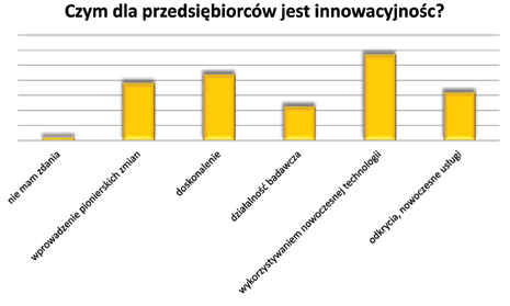 manie się na rynku w obliczu wysokiego poziomu konkurencji. Podobna sytuacja kształtuje się w obszarze innowacyjnych działań.