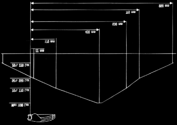 Oprawa œwietlówkowa, model WING oraz asymetryczna krzywa œwiat³oœci (P = 11 W) [9] PIŒMIENNICTWO [1] B¹k J.: Podstawy oœwietlania.