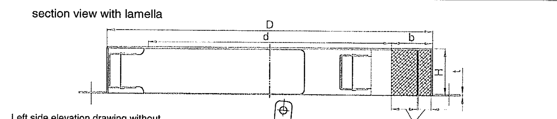 Kasety Ogniowe AWM II da d D b t H P [szt] h a B 225 239 328 44,5