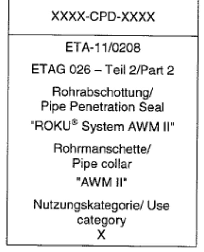 ETAG Nazwa handlowa produktu Nazwa handlowa produktu Kategoria użytkowa Inne ważne parametry jak klasyfikacja