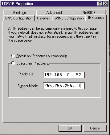 Właściwości. Zaznacz Protokół internetowy (TCP/IP). Kliknij Właściwości. Wybierz Określ adres IP. Wpisz swój adres IP oraz maskę podsieci.