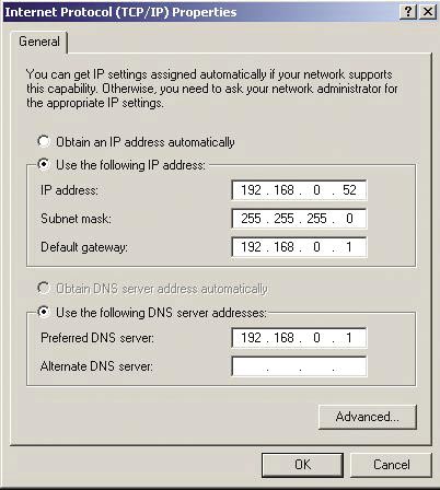Wpisz swój adres IP oraz maskę podsieci. Adres IP musi należeć do tego samego zakresu, co adres punktu dostępowego DWL-2100AP. Urządzenie to ma adres 192.