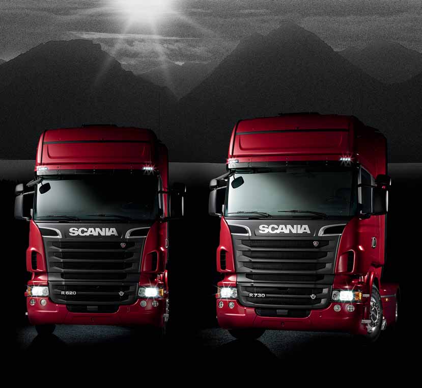 2-3 Na miarę Twoich aspiracji. Nowa gama samochodów ciężarowych Scania V8 reprezentuje typowy charakter Scania.