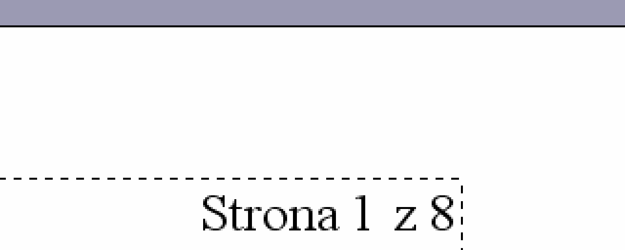 za pomocą ikonki Wstaw liczbę stron (Rysunek 6) dodajemy