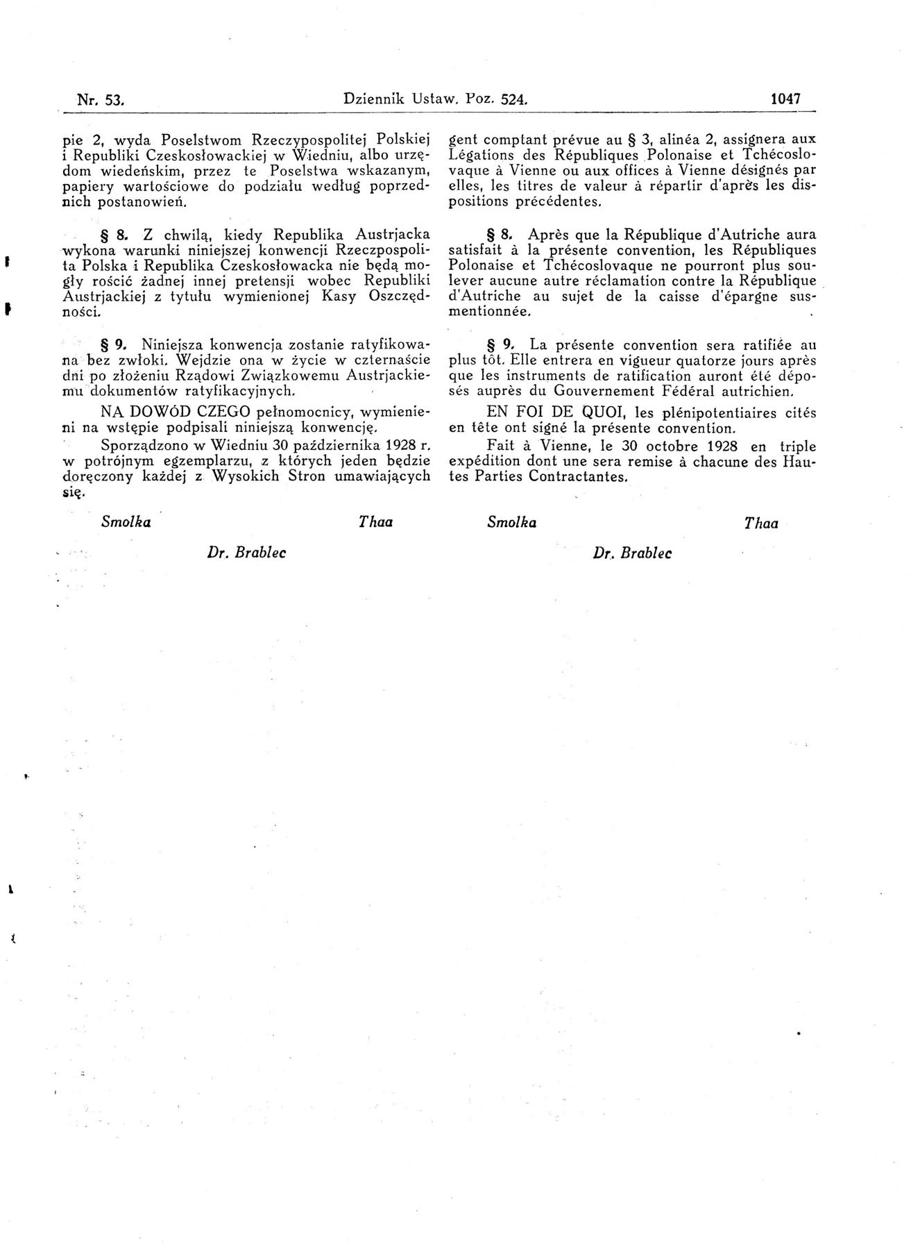 Nr. 53. Dziennik Ustaw. Poz. 524. 1047 p.