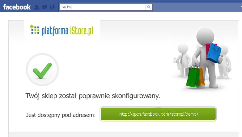 V. Sklep na Facebooku Od tego momentu zakończenia konfiguracji Twój sklep będzie dostępny dla wszystkich użytkowników serwisu Facebook.