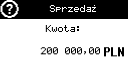 Opis ikon informacyjnych: Kabel sieciowy podłączony Pełny zasięg dla sygnału GSM Transakcje zbliżeniowe dostępne Kabel sieciowy wypięty Brak sygnału GSM Transakcje zbliżeniowe niedostępne Aby wybrać