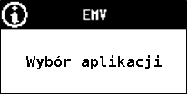 Jeżeli do terminala podłączony jest zewnętrzny PIN Pad, powyższe menu zostanie wyświetlone na PIN Padzie.