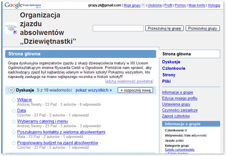 sieci lokalnej danej instytucji lub firmy.