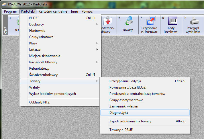 Mechanizmy wspomagające obsługę kartotek towarowych Do prawidłowego zarządzania towarem konieczne jest by każdy towar posiadał tylko jedna kartę. Uwaga ta dotyczy zarówno Apteki, i KS-OmniPharm.