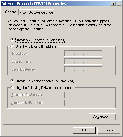 Windows 2000/XP 1. Kliknij Start Ustawienia Panel sterowania. 2. Dwukrotnie kliknij na ikonie Połączenia sieciowe (2000/XP widoku klasycznym) lub Połączenia sieciowe i internetowe a następnie Połączenia sieciowe (XP w widoku domyślnym).