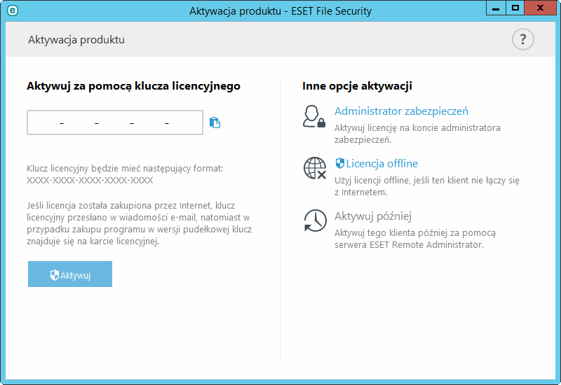 interfejs użytkownika zostanie uruchomiony ponownie i widoczne będą tylko komponenty, które miały być zainstalowane. 6.