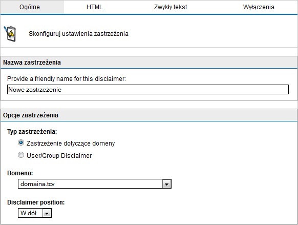 Screenshot 121: Dodawanie nowego zastrzeżenia 3.