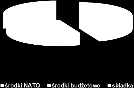 Dotychczas poniesione nakłady na Program NSIP składka środki budżetowe pozyskane środki NATO REALIZACJA PAKIETÓW PROGRAMU NSIP W POLSCE Wartość kosztorysowa wszystkich pakietów wynosi 3 446 mln zł i