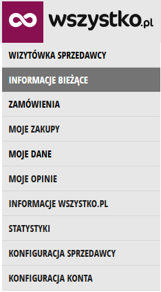 2.2 Konfiguracja na stronie wszystko.pl Po skończonej synchronizacji, należy zalogować się na stronie http://www.wszystko.pl/, za pomocą zdefiniowanego w Comarch ERP Altum adresu e-mail oraz PIN.