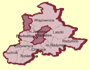 11.8 Gmina Jarosław 11.8.1 Informacje ogólne Gmina Jarosław leży w północno-wschodniej części województwa podkarpackiego, przy głównej drodze Zgorzelec - Przemyśl oraz Jarosław - Lubaczów.