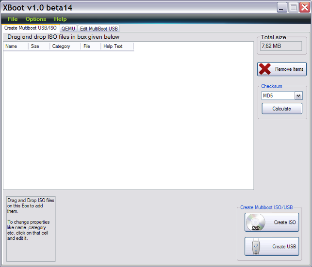Xboot jest narzędziem do tworzenia bootowalnego nośnika zawierającego wiele obrazów ISO.