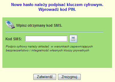 . Przy wpisywaniu haseł trzeba zwrócić uwagę na wielkość wpisywanych liter. Przełączenie klawiatury w tryb wpisywania dużych liter będzie sygnalizowane komunikatem:.