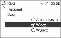 124 Radioodtwarzacz Wybór typu programu Słuchasz ostatnio ustawionej stacji. Wybrać punkt menu Extra. Wybrać punkt menu Wybór PTY. Dostępne są różne typy programów, np. takie jak Wiadomości lub Sport.