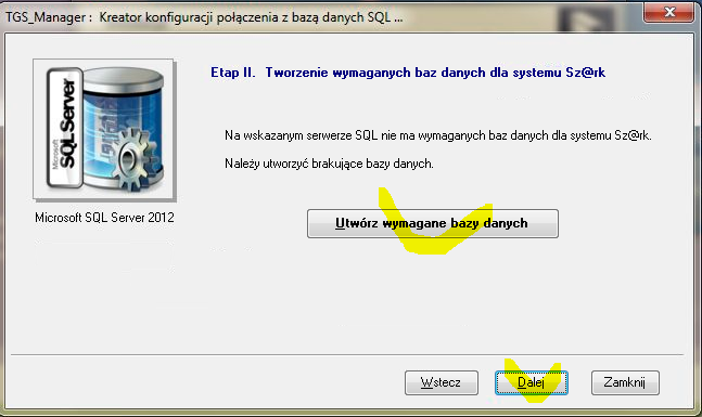 Rysunek 18. Przykład pomyślnie nawiązanego połączenia z serwerem SQL LocalDB 2012. Rysunek 19.