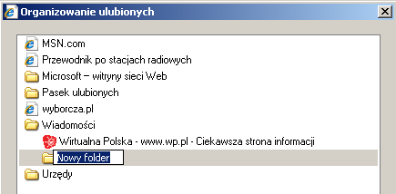 Jak organizować swoje ulubione? Przeglądarka Internet Explorer daje możliwość organizowania zgodnie z osobistymi preferencjami i zarządzania zgromadzonymi w Ulubionych linkami do stron internetowych.