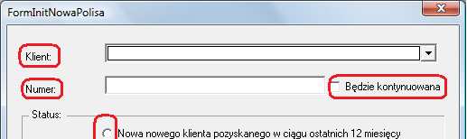 Po wypełnieniu pierwszego okna wszystkimi danymi należy kliknąć Ok.