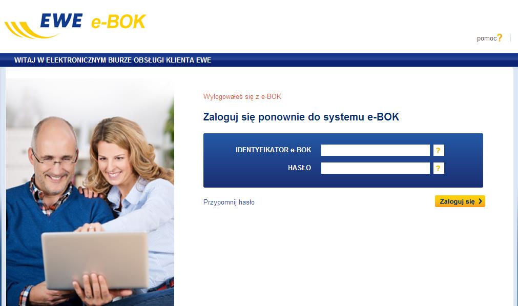 Wyloguj się Kliknięcie buttonu z systemu