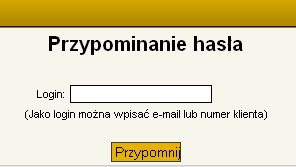 6.2. Odzyskiwanie utraconego hasła W celu odzyskania utraconego hasła, wejdź na stronę www.e-solid.pl. Następnie naciśnij na opcję Zapomniałeś hasła? Naciskamy Zapomniałeś Hasła Rys.