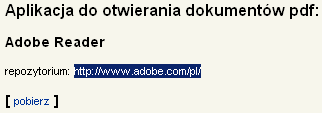 3. Pliki do pobrania Rys. Pliki do pobrania W zakładce Pliki do pobrania znajdziesz dwa przydatne programy.