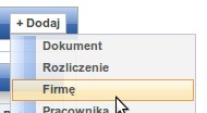 Dodanie nowego konta dla Firmy - Klienta Biura Każdy Klient Biura Rachunkowego ma dostęp do aplikacji poprzez utworzone konto dostępowe.