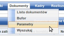 Parametry dokumentów: kategorie i rejestry Aby wejść do Listy Kategorii należy wybrać zakładkę Dokumenty Kategorie w menu głównym. Kategorie dokumentów kosztowych dzielą się na dwa typy: 1.