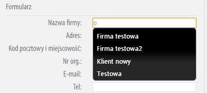 Numer faktury jest uzupełniany automatycznie jest to kolejny numer faktury i nie ma możliwości jego edycji. Data wystawienia to data z jaką będzie wystawiona faktura (powinna to być data dzisiejsza).