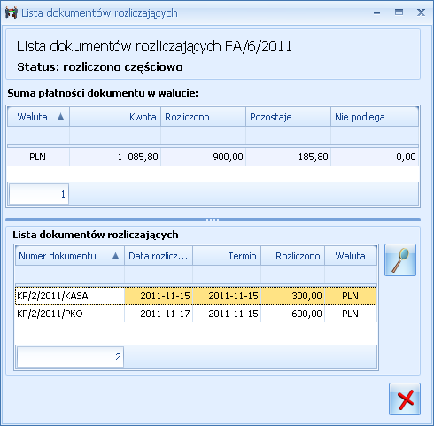 Podręcznik Użytkownika systemu Comarch OPT!MA Str. 273 Rys.