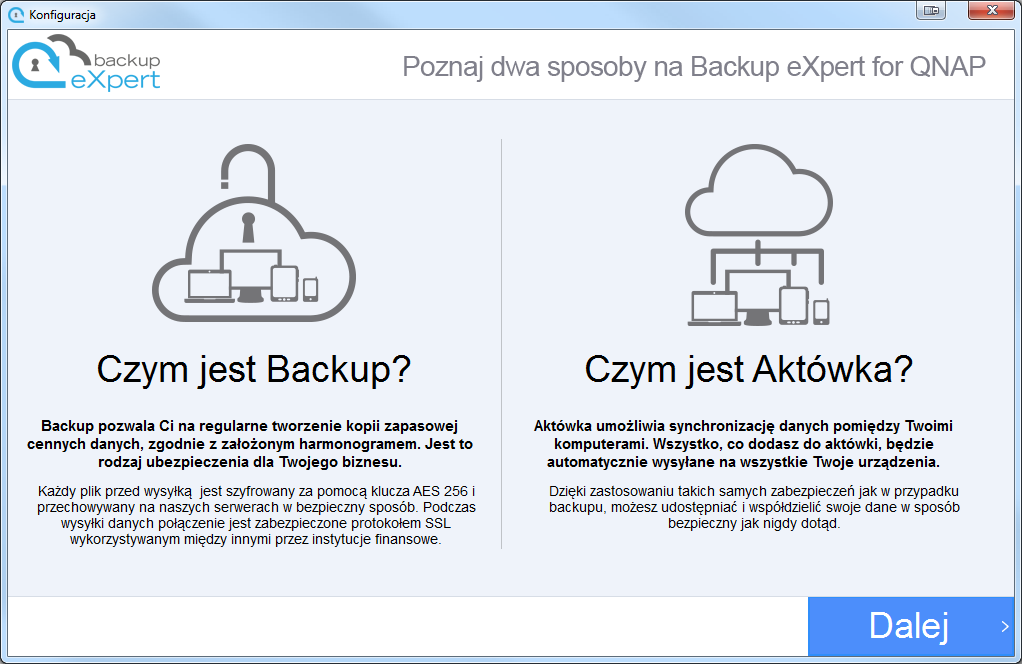 Aktówka usługa dającą możliwość synchronizacji danych pomiędzy komputerami użytkownika, a tym samym dostęp do wszystkich danych z każdego z urządzeń.