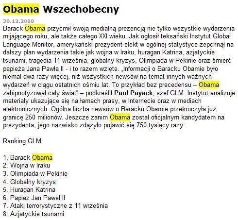 Powiązane artykuły z serwisów wewnętrznych (należących do wydawcy) lub zewnętrznych (np.